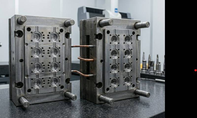 Cap closure and PET mould