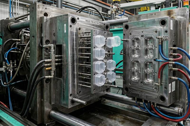 Thin wall high speed injection mould